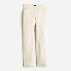 J.Crew Petite Kate Straight Leg Pant Chino High Rise Natural Beige US 6 P NWT